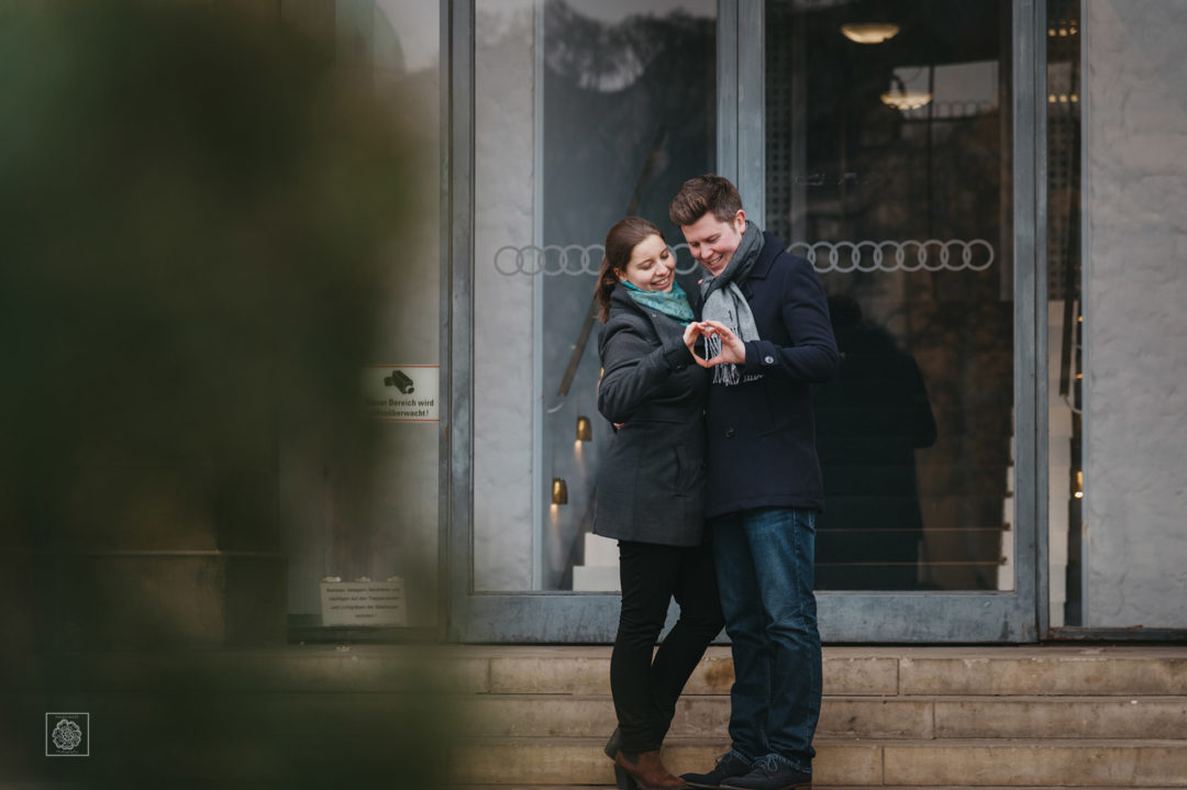 Opernplatz Engagement Photos in Hannover, Germany