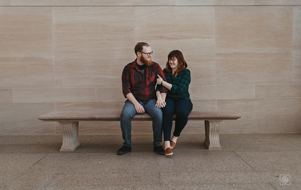 National Gallery of Art Engagement Session in Washington, D.C.