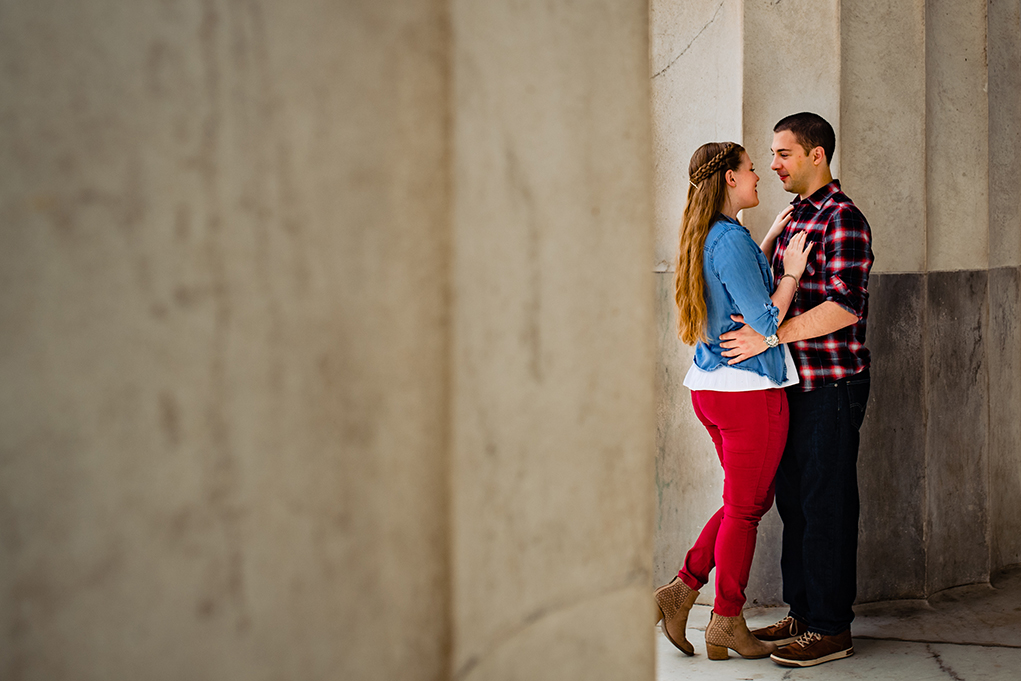 Lincoln Memorial DC Engagement Photos