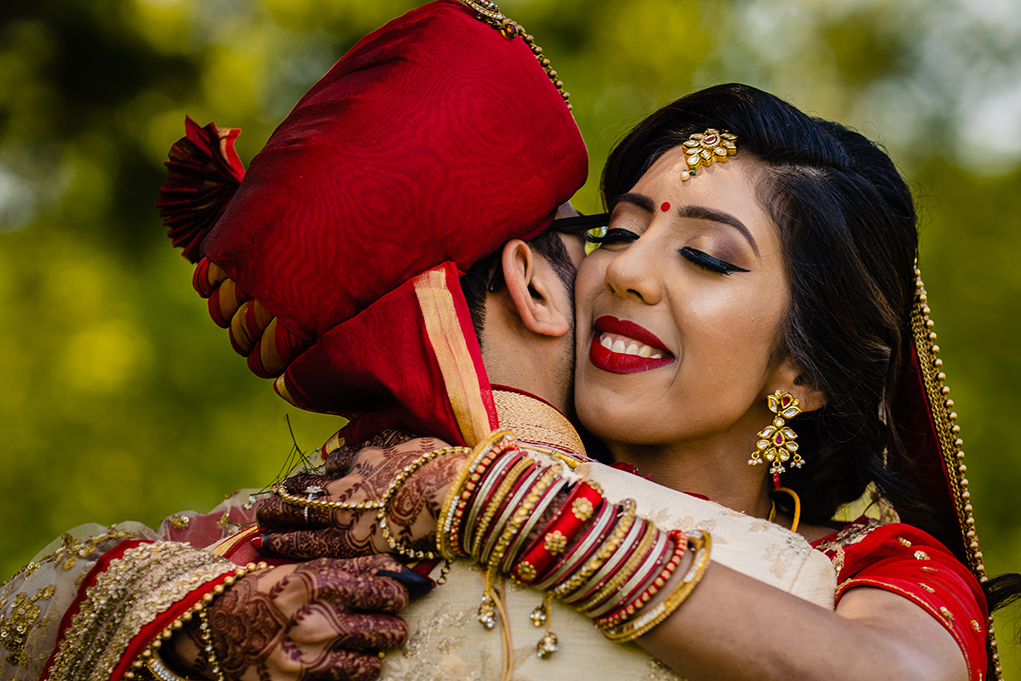 Indian Wedding Ceremony First Look William F. Bolger Center Maryland