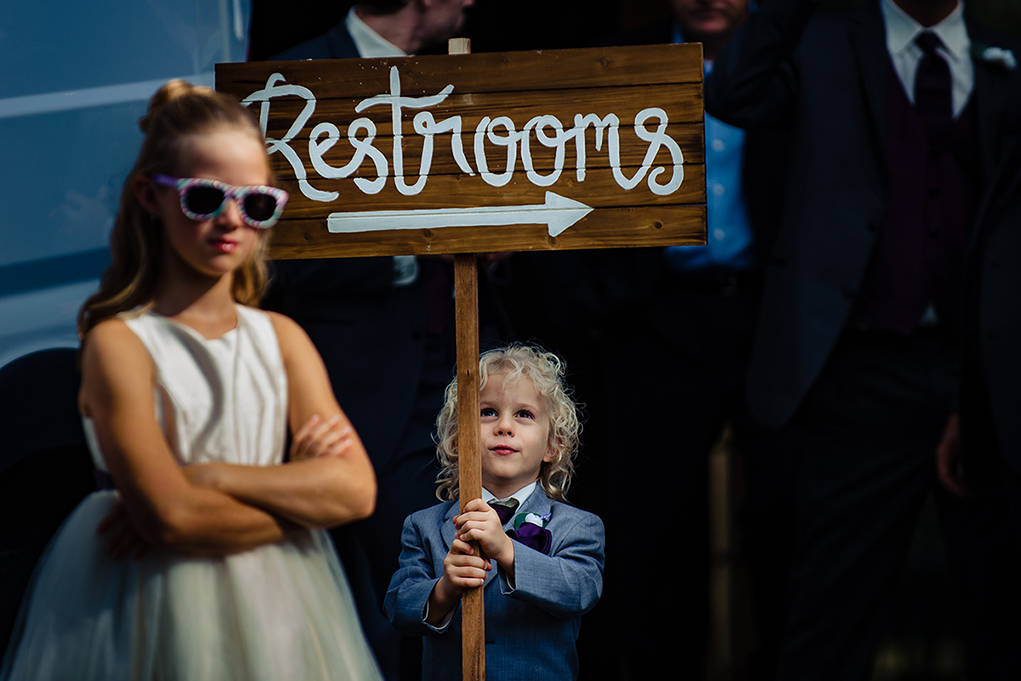 Ring Bearer Fall Wedding Sykesville Maryland