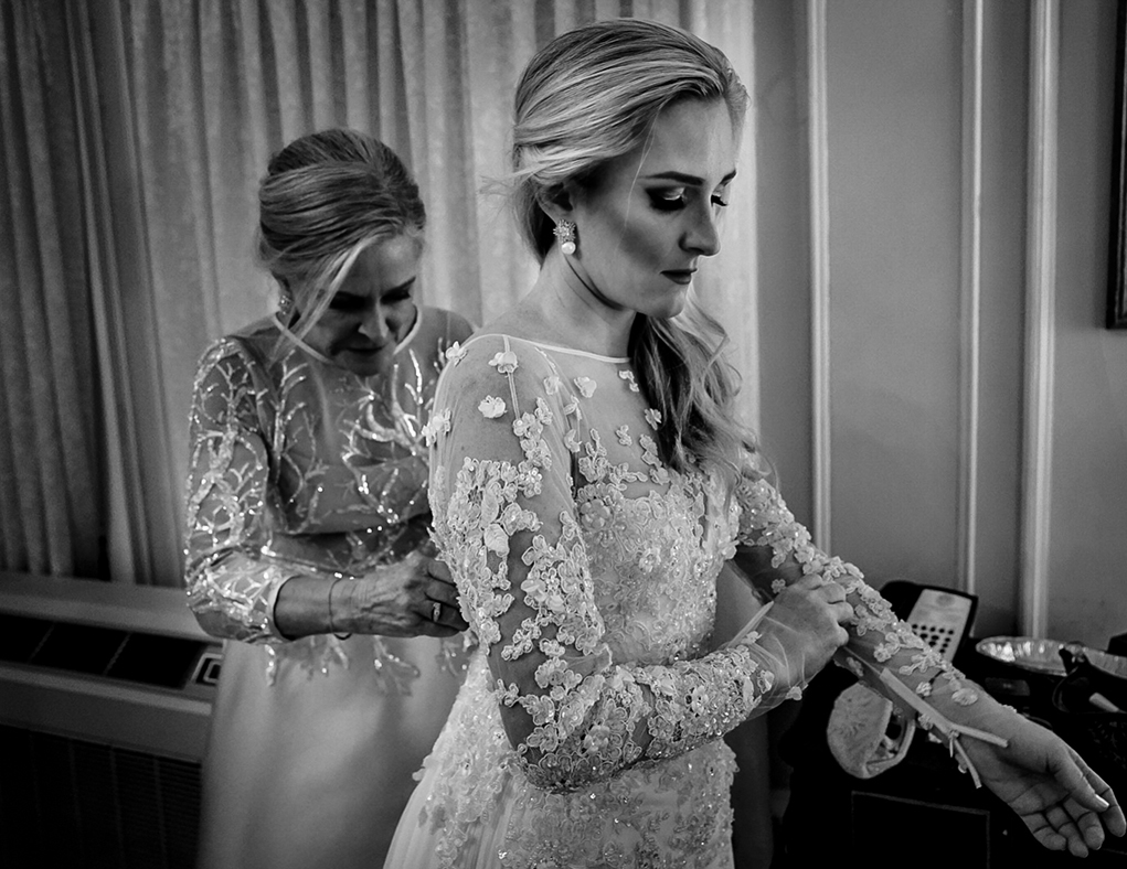 Cosmos Club DC Wedding Bride Getting Ready