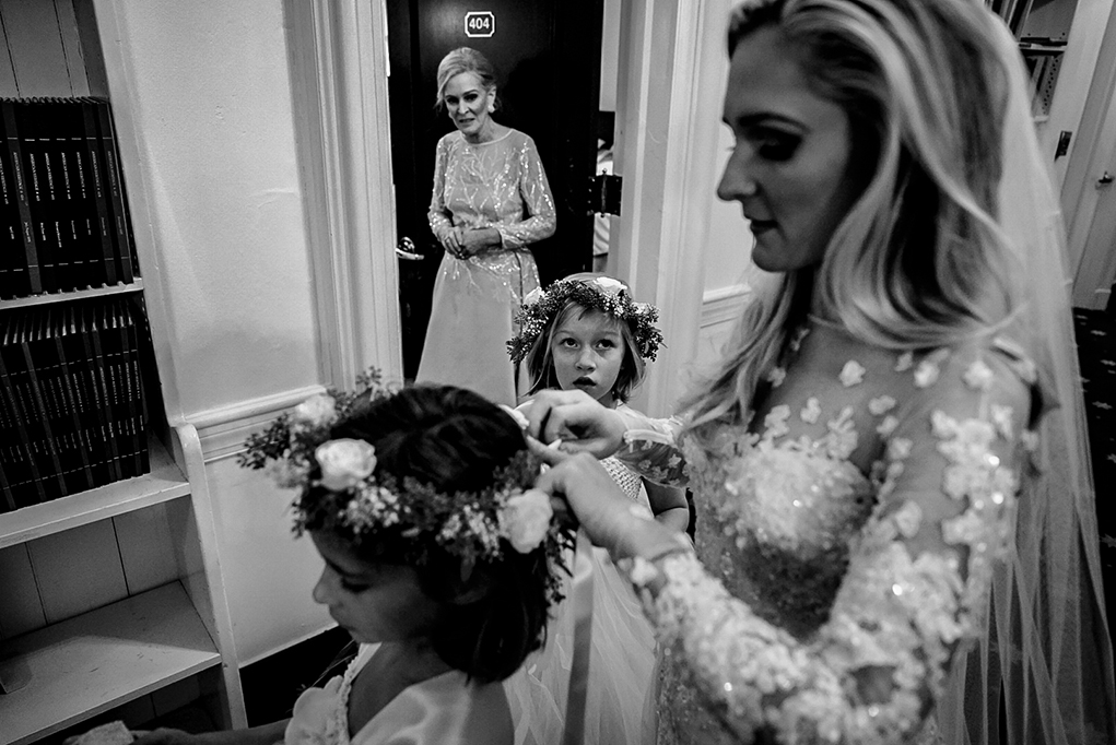 Cosmos Club DC Wedding Bride Getting Ready