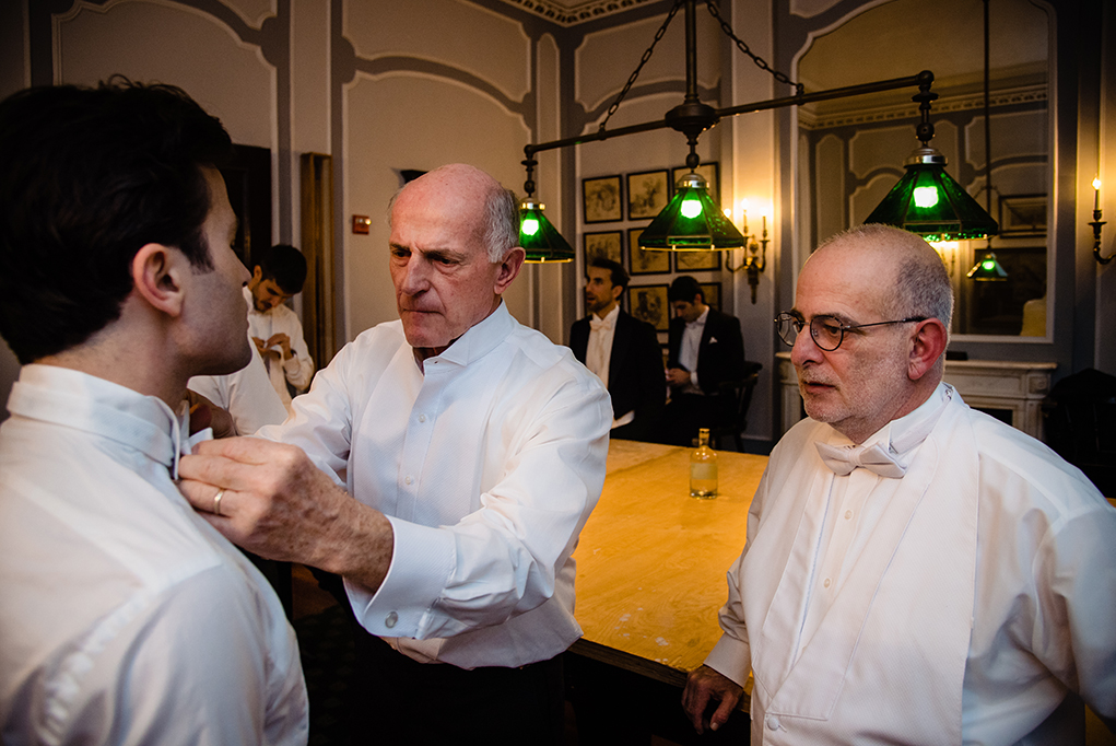 Cosmos Club DC Wedding Groom Getting Ready