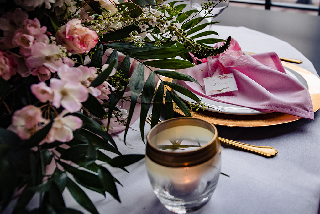 Cherry Blossom Wedding Decor by DC Wedding Photographers of Potok's World Photography