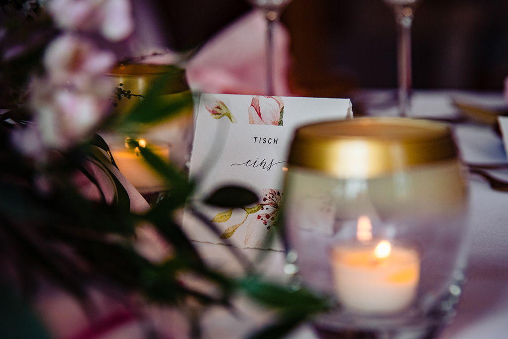 Cherry Blossom Wedding Decor by DC Wedding Photographers of Potok's World Photography