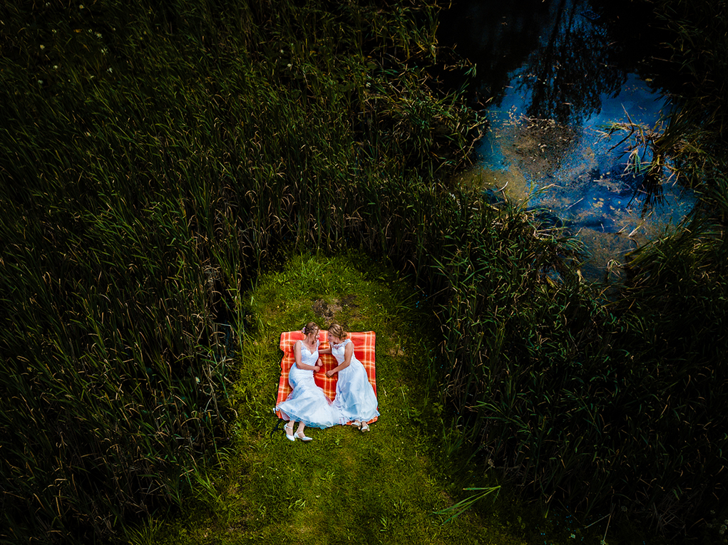 Same-sex destination wedding in Germany by award-winning DC photographers of Potok's World Photography