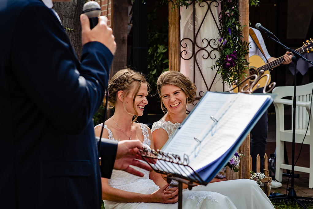 Same-sex destination wedding in Germany by award-winning DC photographers of Potok's World Photography