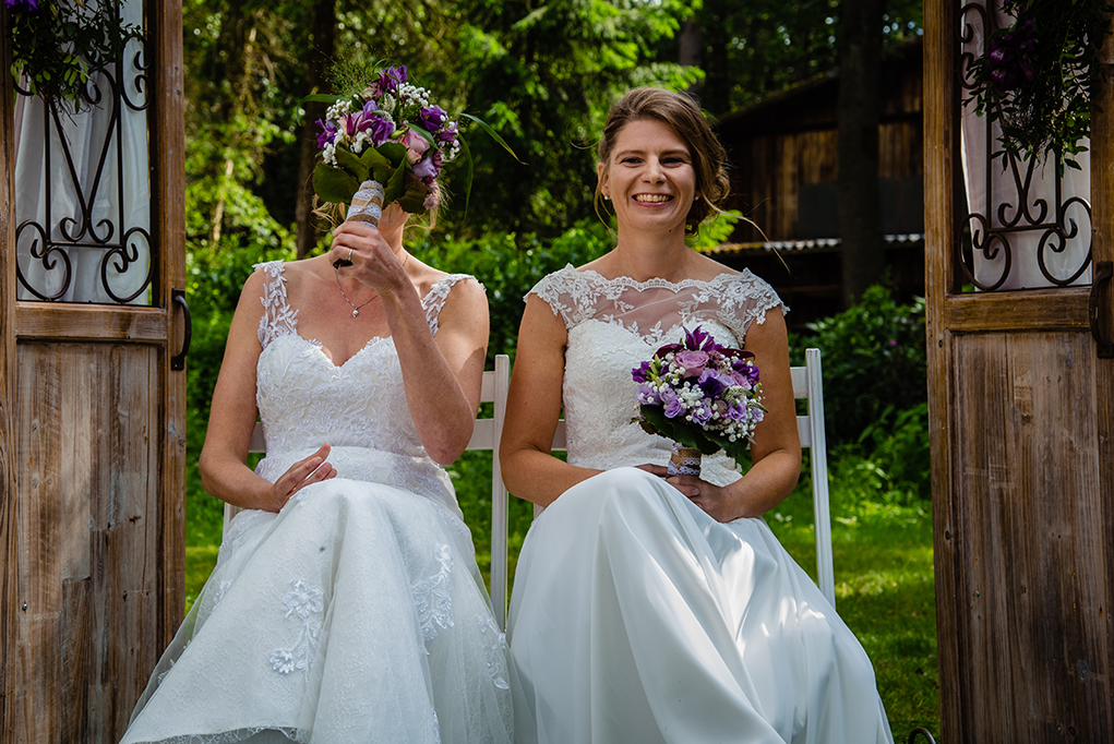 Same-sex destination wedding in Germany by award-winning DC photographers of Potok's World Photography