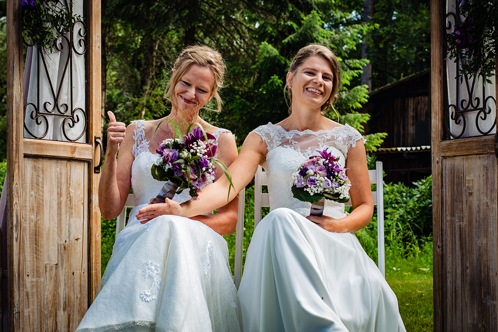 Same-sex destination wedding in Germany by award-winning DC photographers of Potok's World Photography