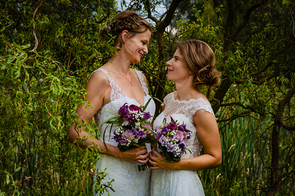 Same-sex destination wedding in Germany by award-winning DC photographers of Potok's World Photography