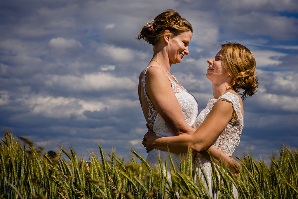 Same-sex destination wedding in Germany by award-winning DC photographers of Potok's World Photography