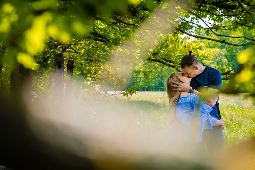 Creative engagement photos in Hannover Germany by Washington DC wedding photographers of Potok's World Photography