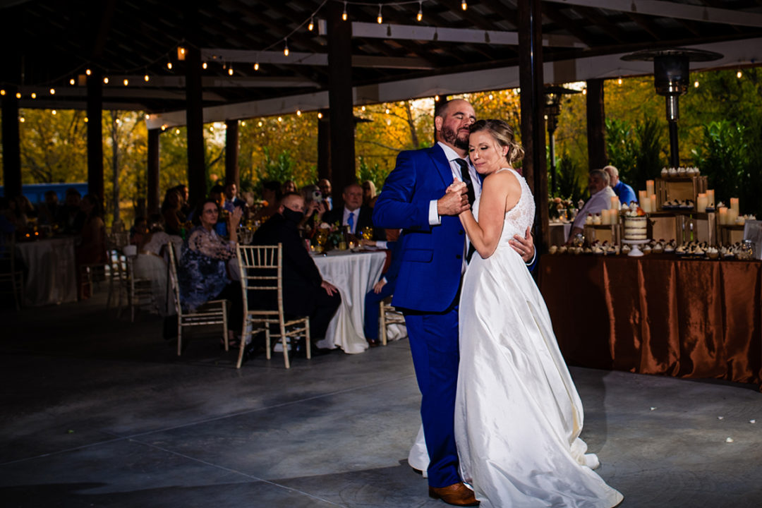 First dance at Vanish Brewery wedding in Virginia by DC wedding photographers Potok's World Photography