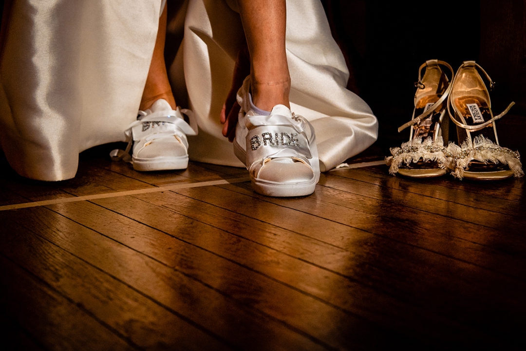 Capitol Hill Church mini wedding bride and groom portrait by Virginia wedding photographers Potok's World photography