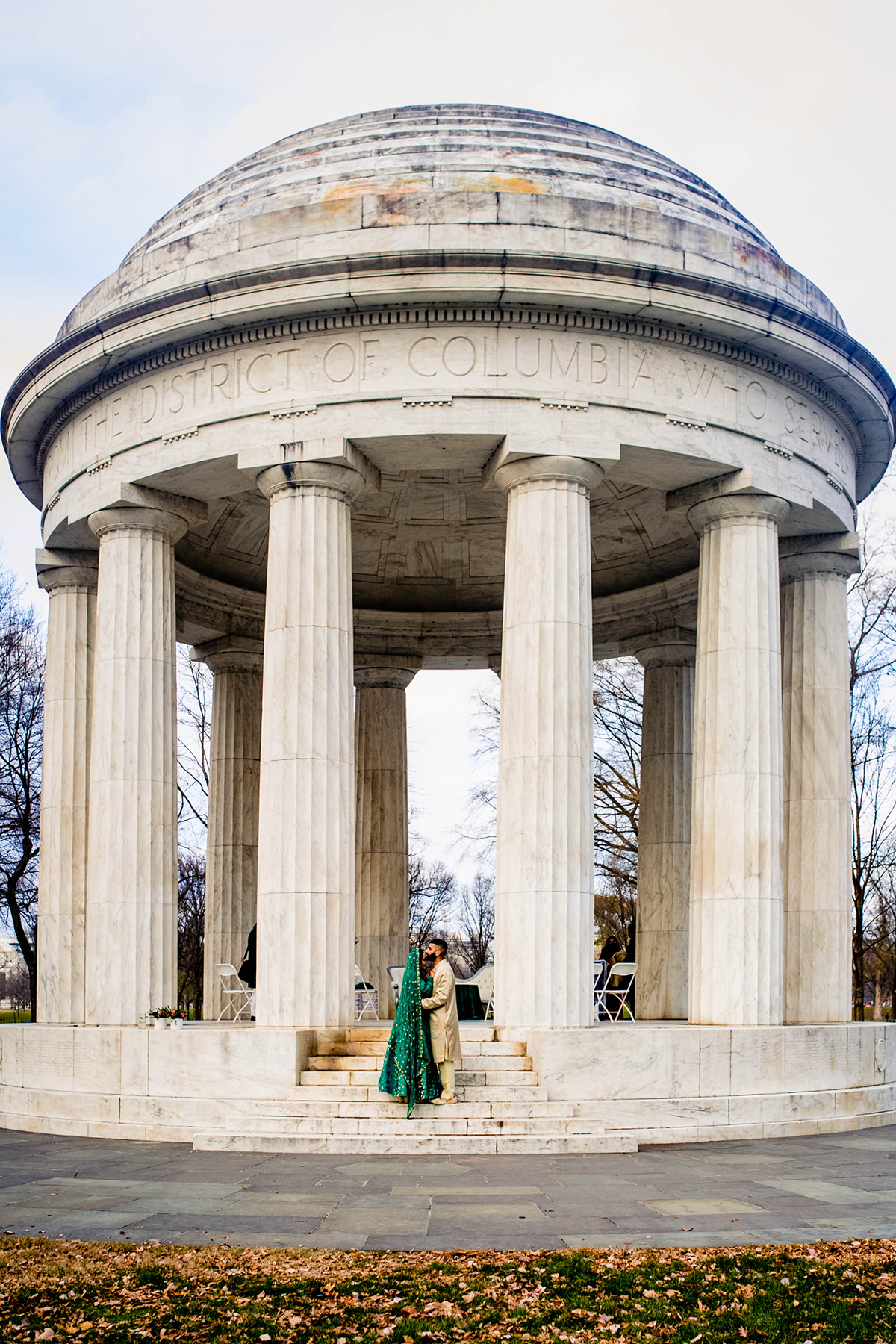 South-asian mini wedding at the DC War Memorial by Potok's World Photography