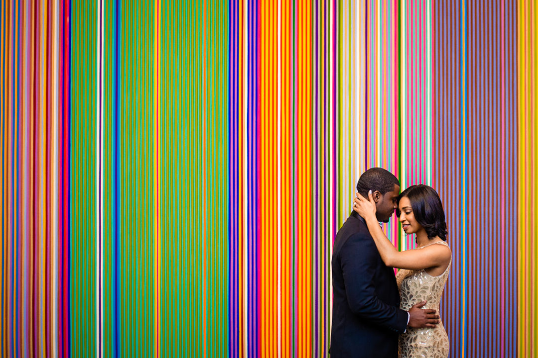 Creative engagement photos at the National Portrait Gallery in DC by Anji Martin of Potok's World Photography