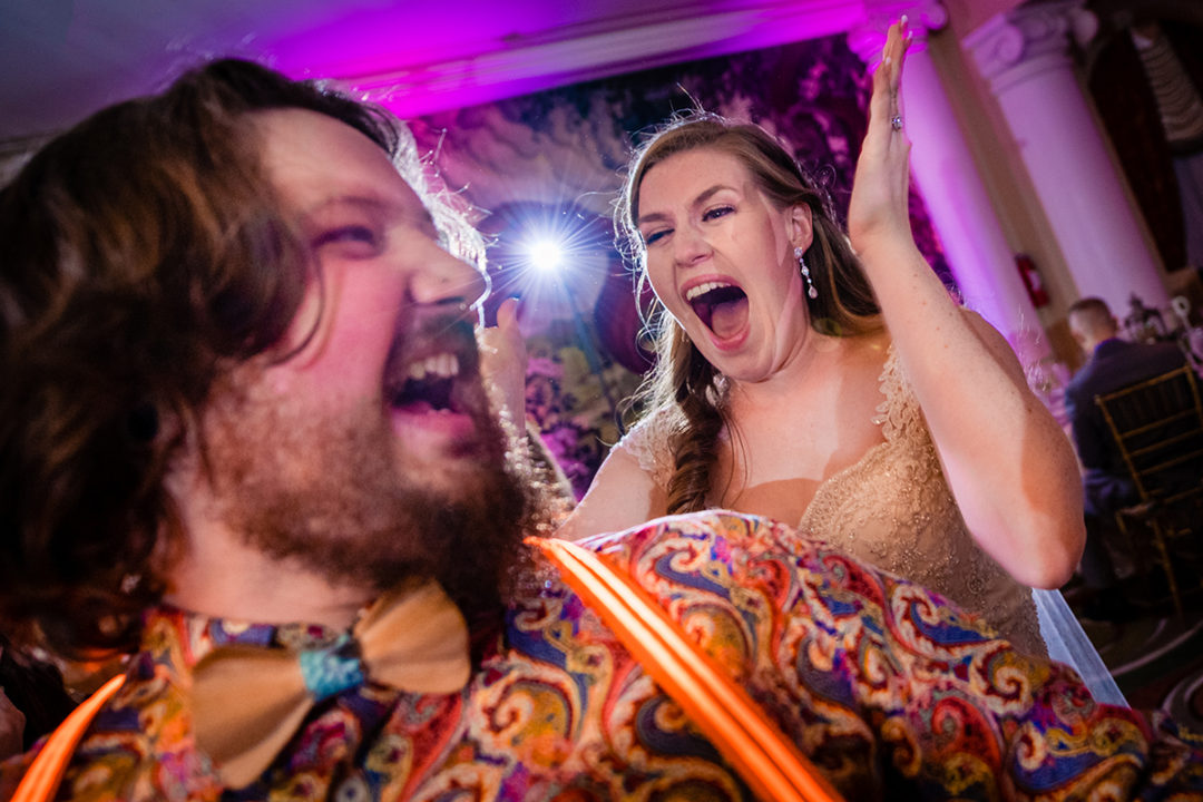 Omni Shoreham wedding reception dance floor moments by DC wedding photographers of Potok's World Photography 