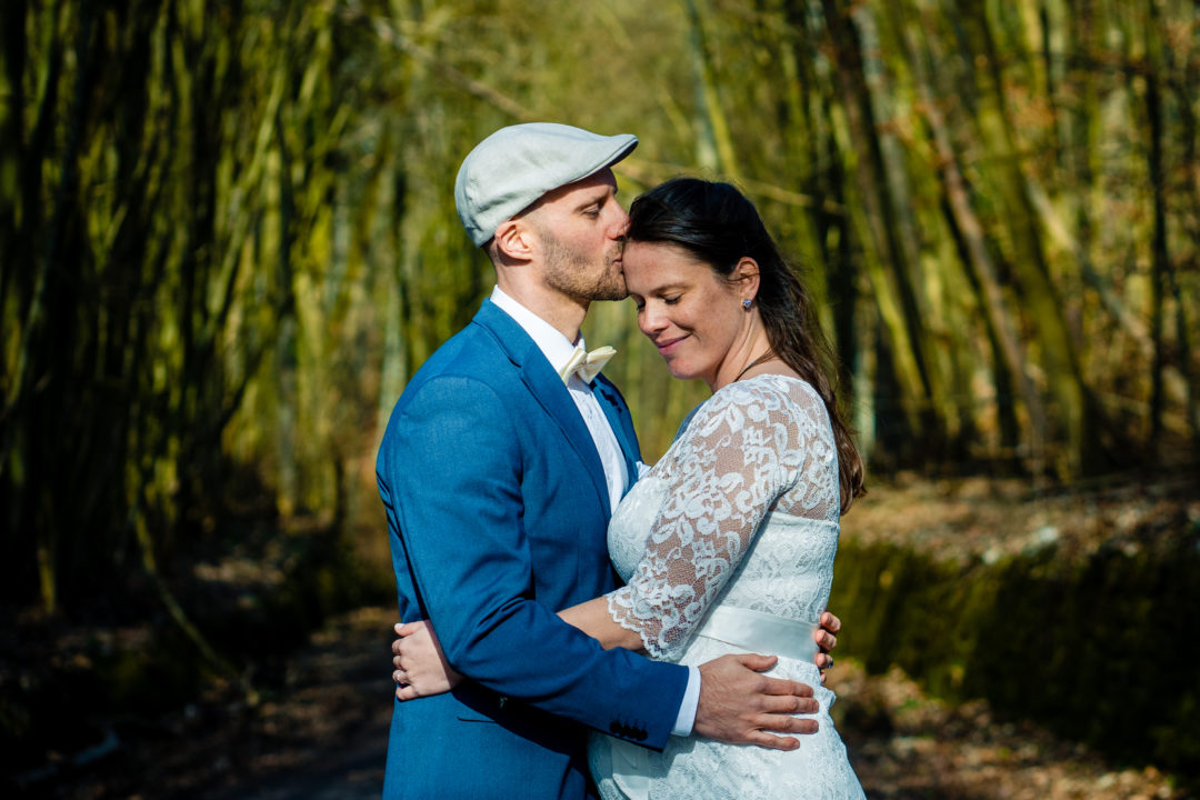 Couple's portraits at the Gehrdener Berg after courthouse wedding by DC wedding photographers of Potok's World Photography