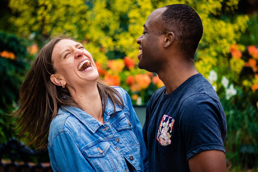 Smithsonian Mary Livingston Ripley Garden engagement photos by DC wedding photographers of Potok's World Photography