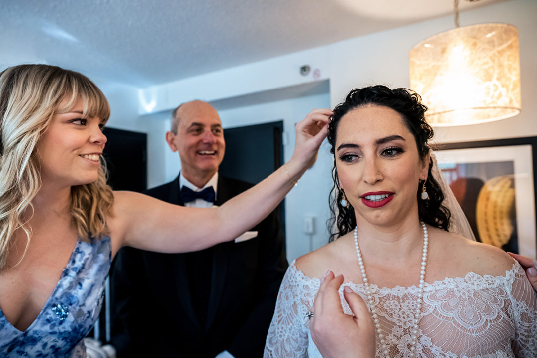 Bride getting ready at Capitol Hill Hotel in Washington DC by Potok's World Photography