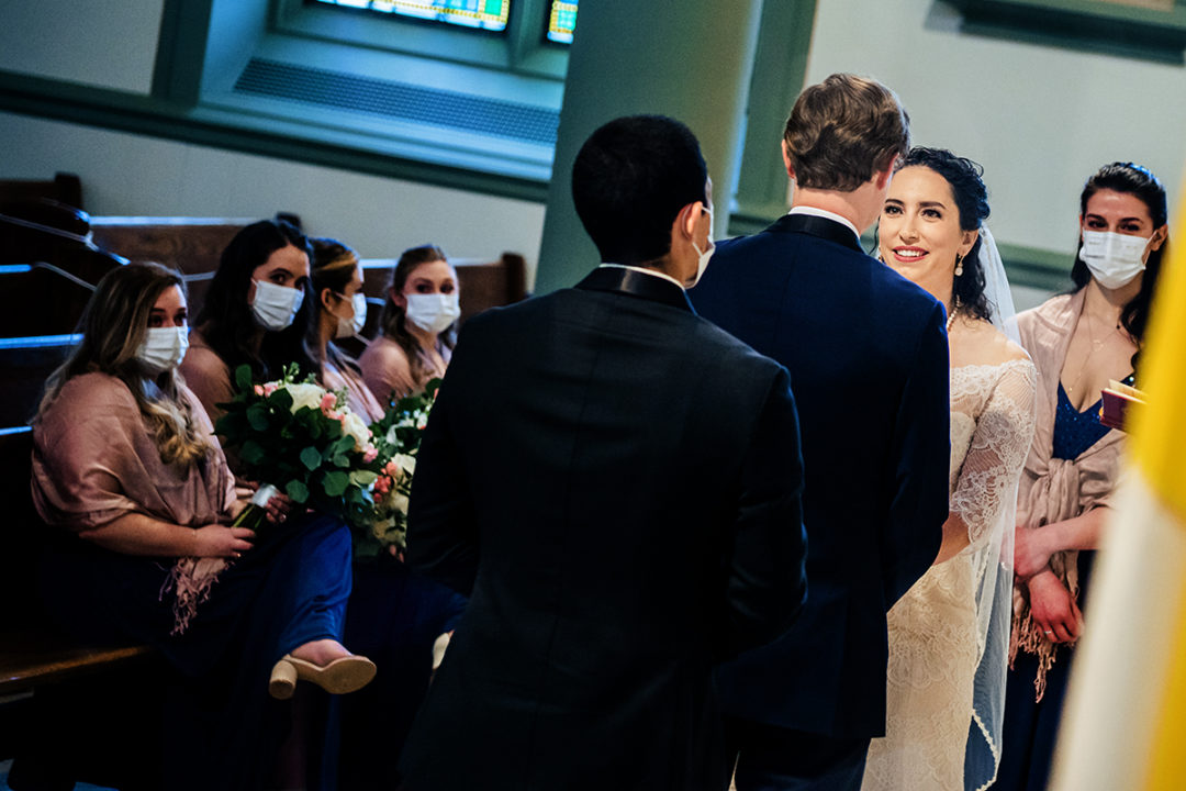 Church ceremony in Capitol Hill by DC wedding photographers of Potok's World Photography