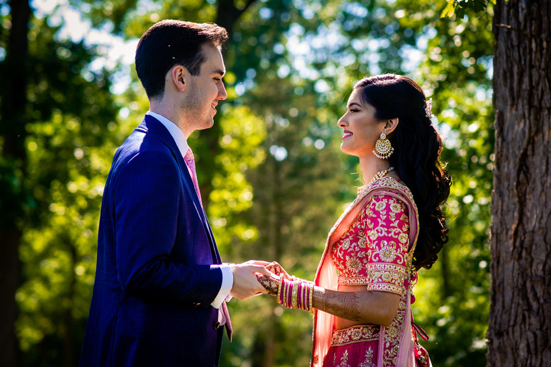 Couples portraits of bride and groom at the Winery at Bull Run by DC wedding photographers of Potok's World Photography