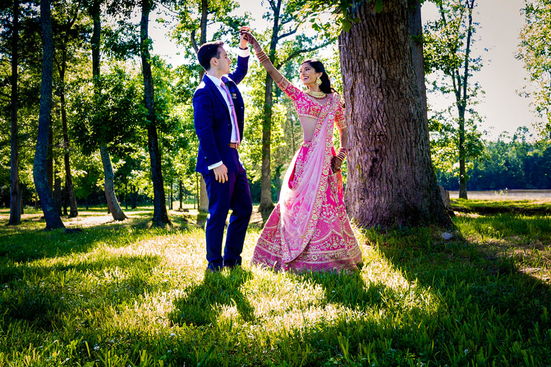 Couples portraits of bride and groom at the Winery at Bull Run by DC wedding photographers of Potok's World Photography