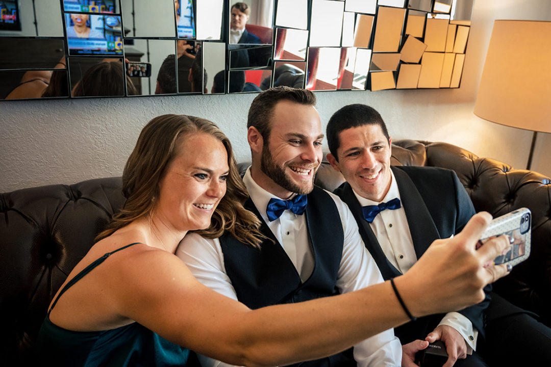 Groom and groomsmen getting ready at Capitol Hill Hotel in Washington DC by Potok's World Photography