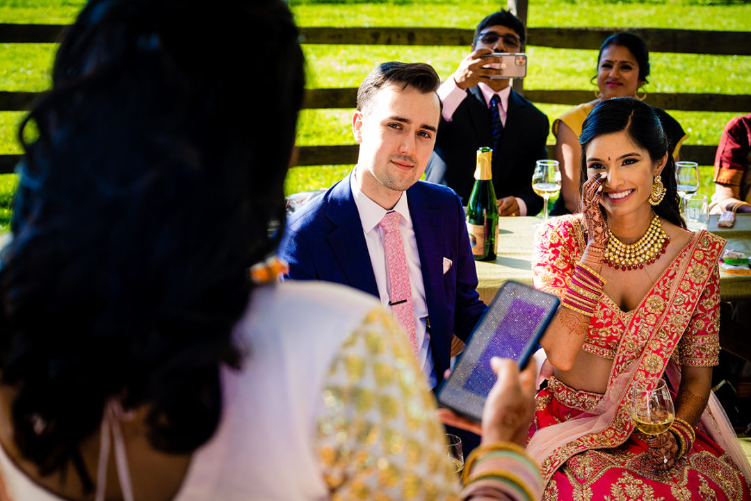 Indian American Fusion wedding at the Winery at Bull Run by DC wedding photographers of Potok's World Photography