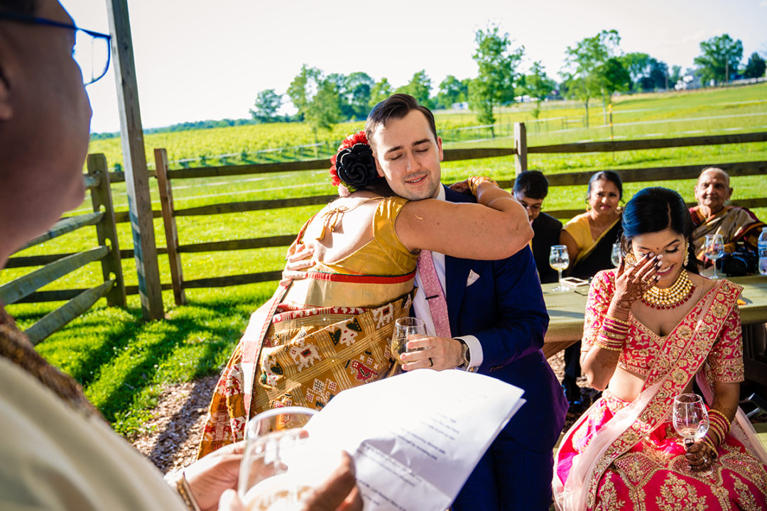 Indian American Fusion wedding at the Winery at Bull Run by DC wedding photographers of Potok's World Photography