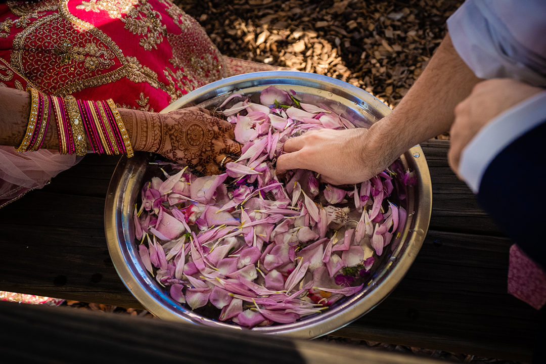 Indian American Fusion wedding at the Winery at Bull Run by DC wedding photographers of Potok's World Photography