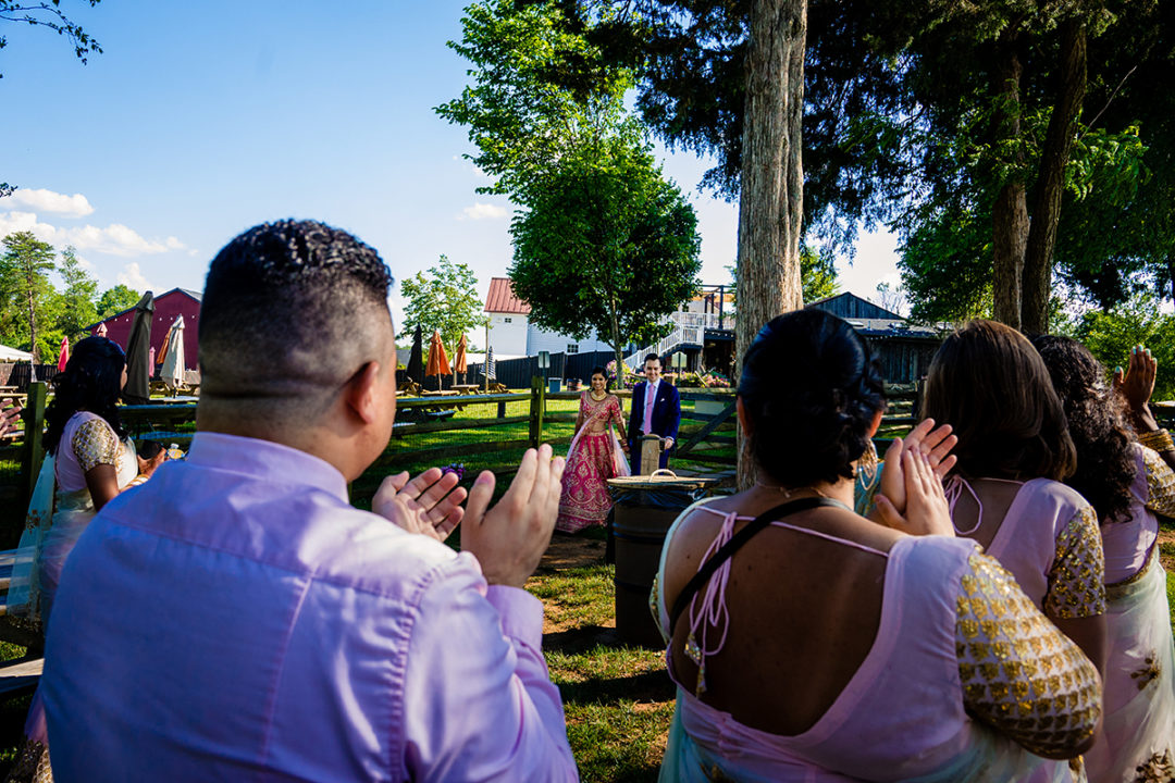 Indian American Fusion wedding at the Winery at Bull Run by DC wedding photographers of Potok's World Photography