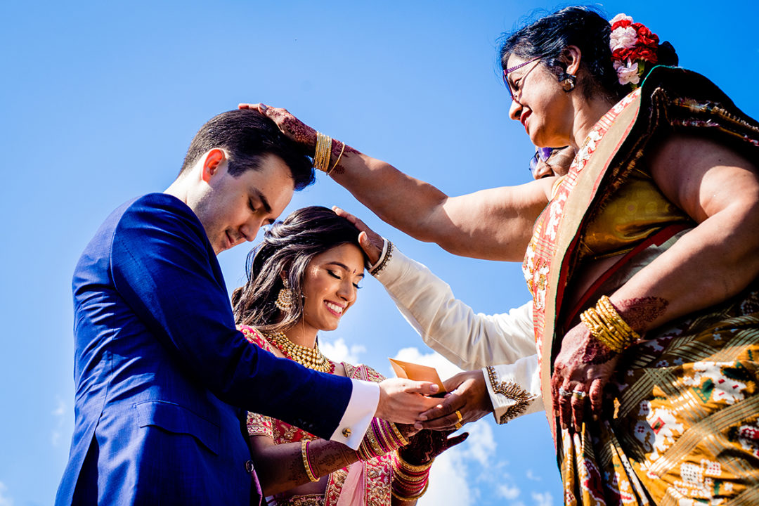 Indian American fusion wedding at the Winery at Bull Run by DC wedding photographers of Potok's World Photography