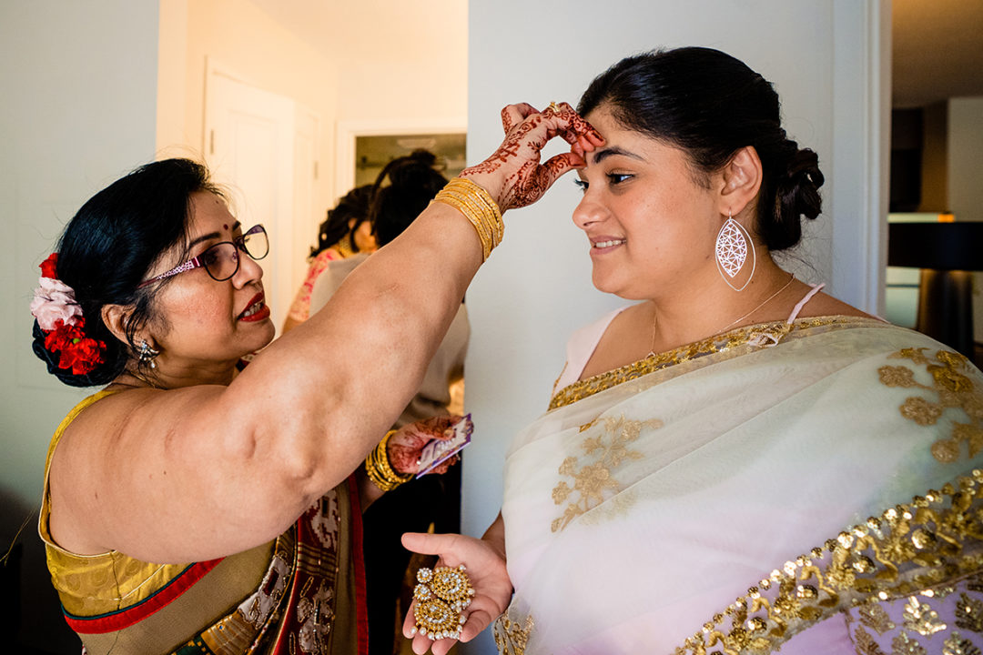 Indian American fusion wedding at the Winery at Bull Run by DC wedding photographers of Potok's World Photography