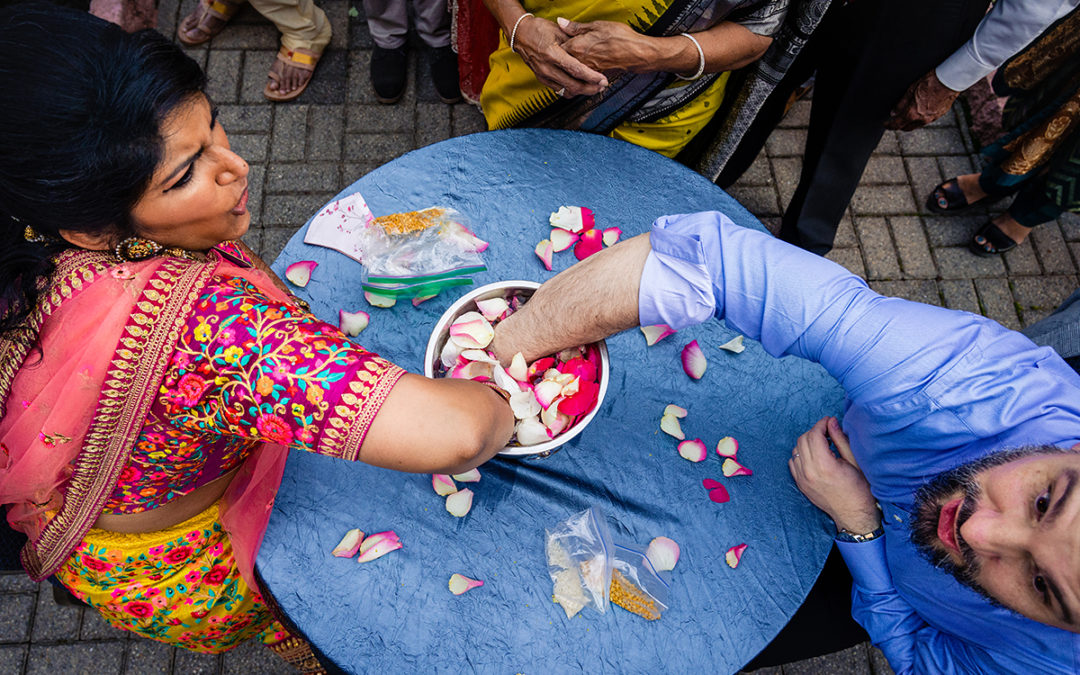 Fun south Indian games after multicultural wedding ceremony at Hyatt Regency Dulles by Potok's World Photography