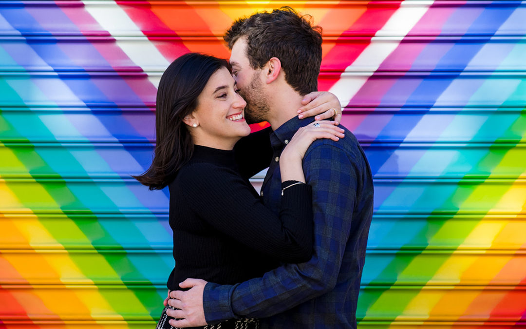 Blagden Alley Washington DC engagement session by Potok's World Photography