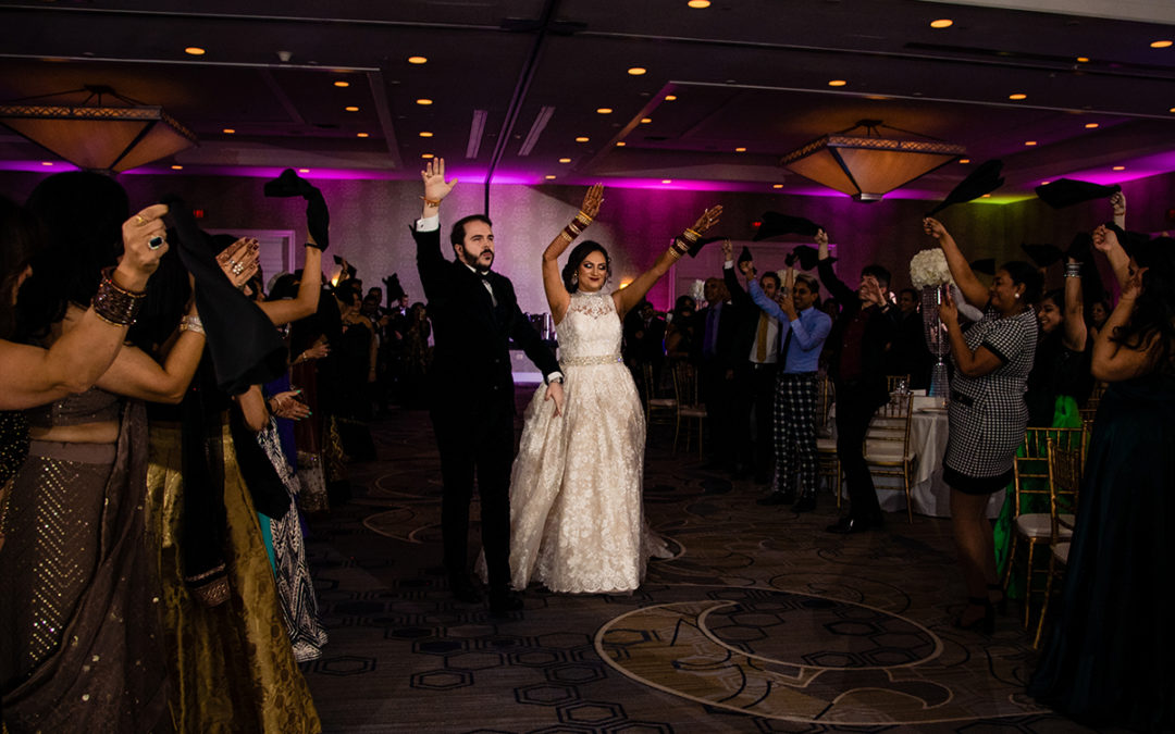 Indian wedding reception at Westfields Marriott Virginia by Potok's World Photography