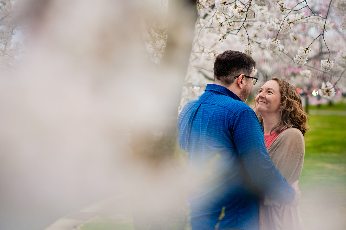 Hains Point and East Potomac Park DC Cherry Blossom Engagement Session by Potok's World Photography