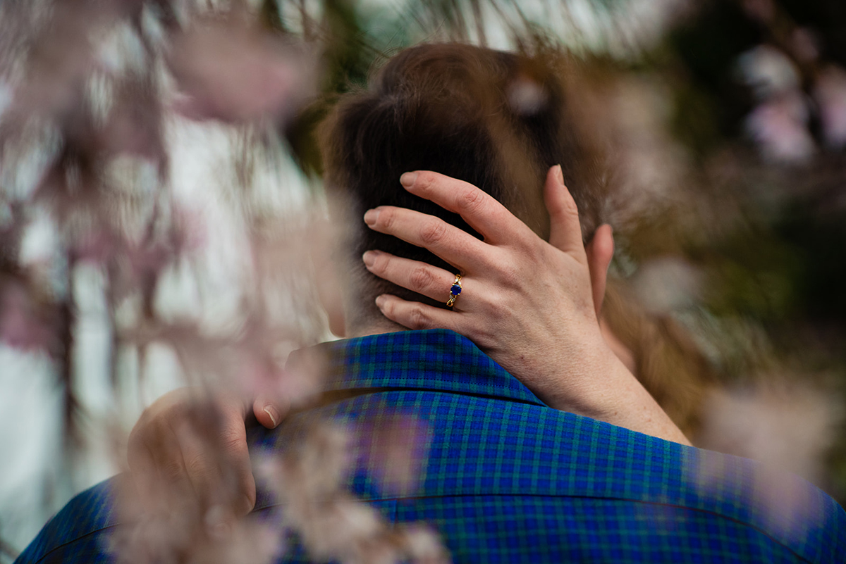 Hains Point and East Potomac Park DC Cherry Blossom Engagement Session by Potok's World Photography