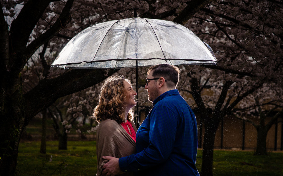 Hains Point and East Potomac Park DC Cherry Blossom Engagement Session