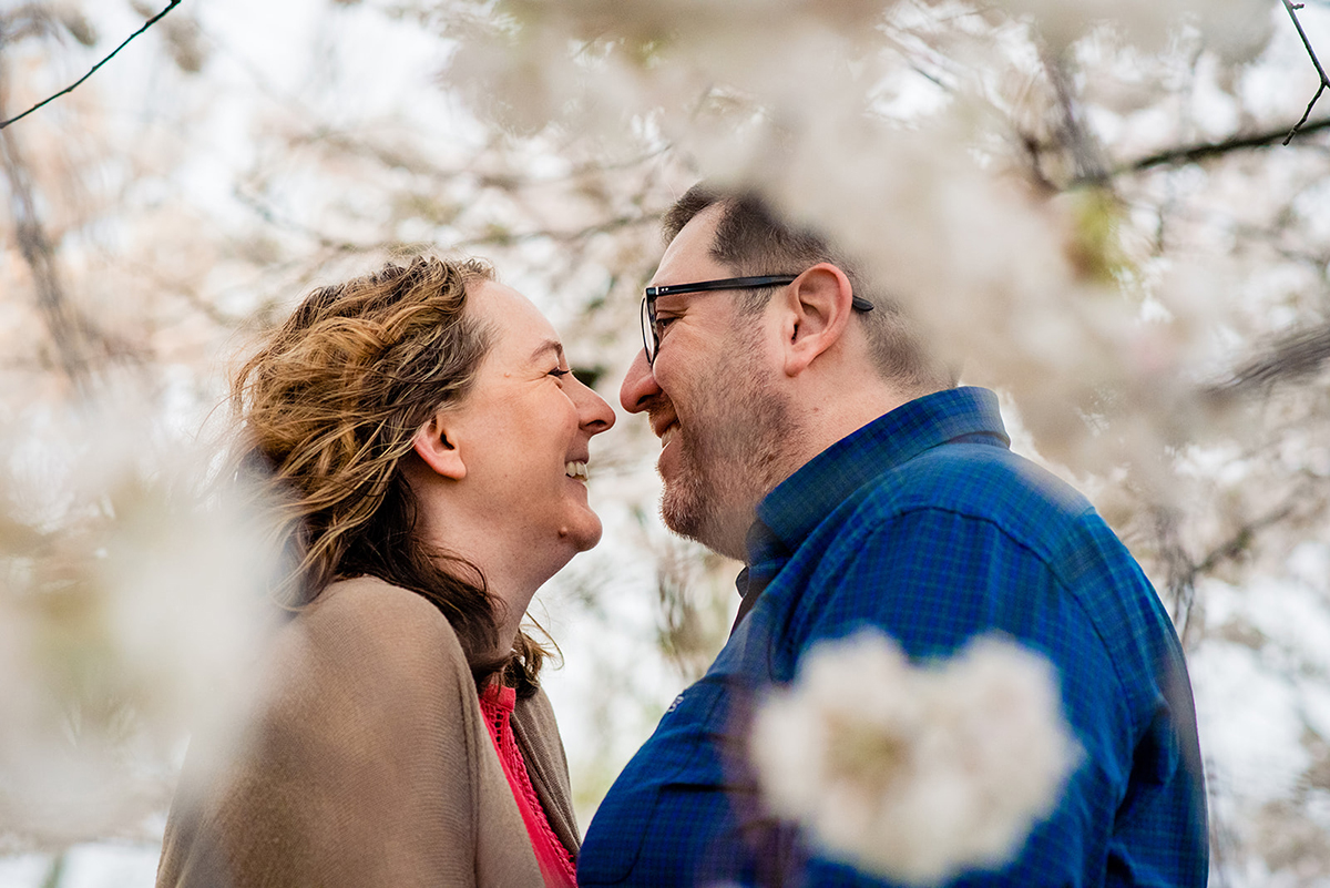 Hains Point and East Potomac Park DC Cherry Blossom Engagement Session by Potok's World Photography