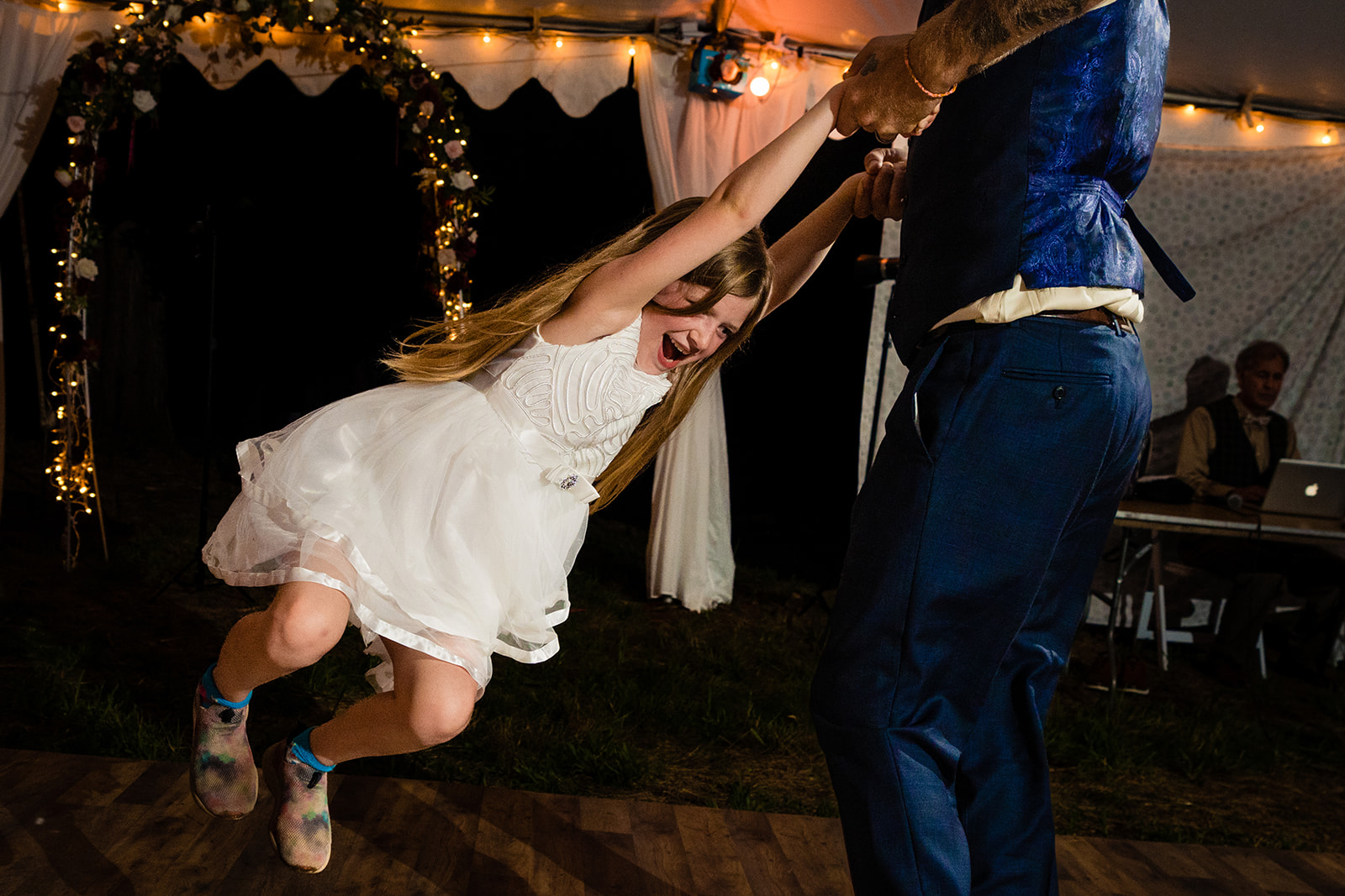 Frederick Virginia wedding reception dance floor pictures by Potok's World Photography