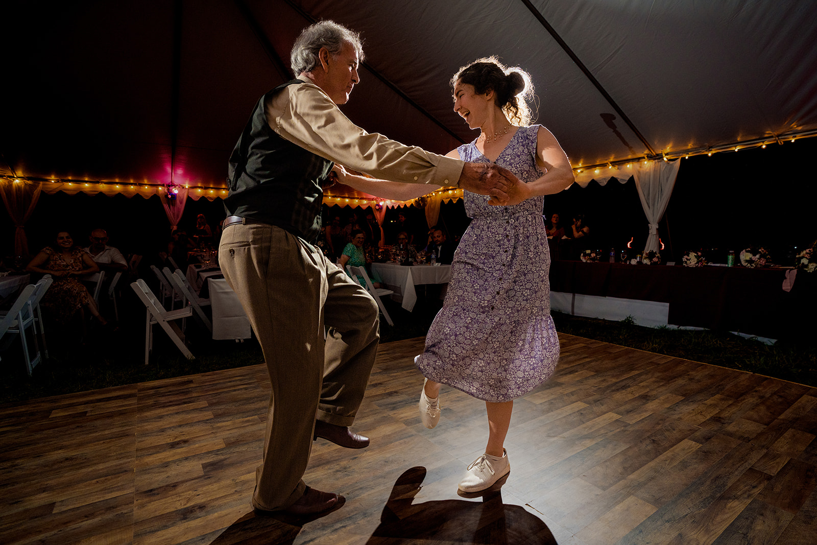 Frederick Virginia wedding reception dance floor pictures by Potok's World Photography