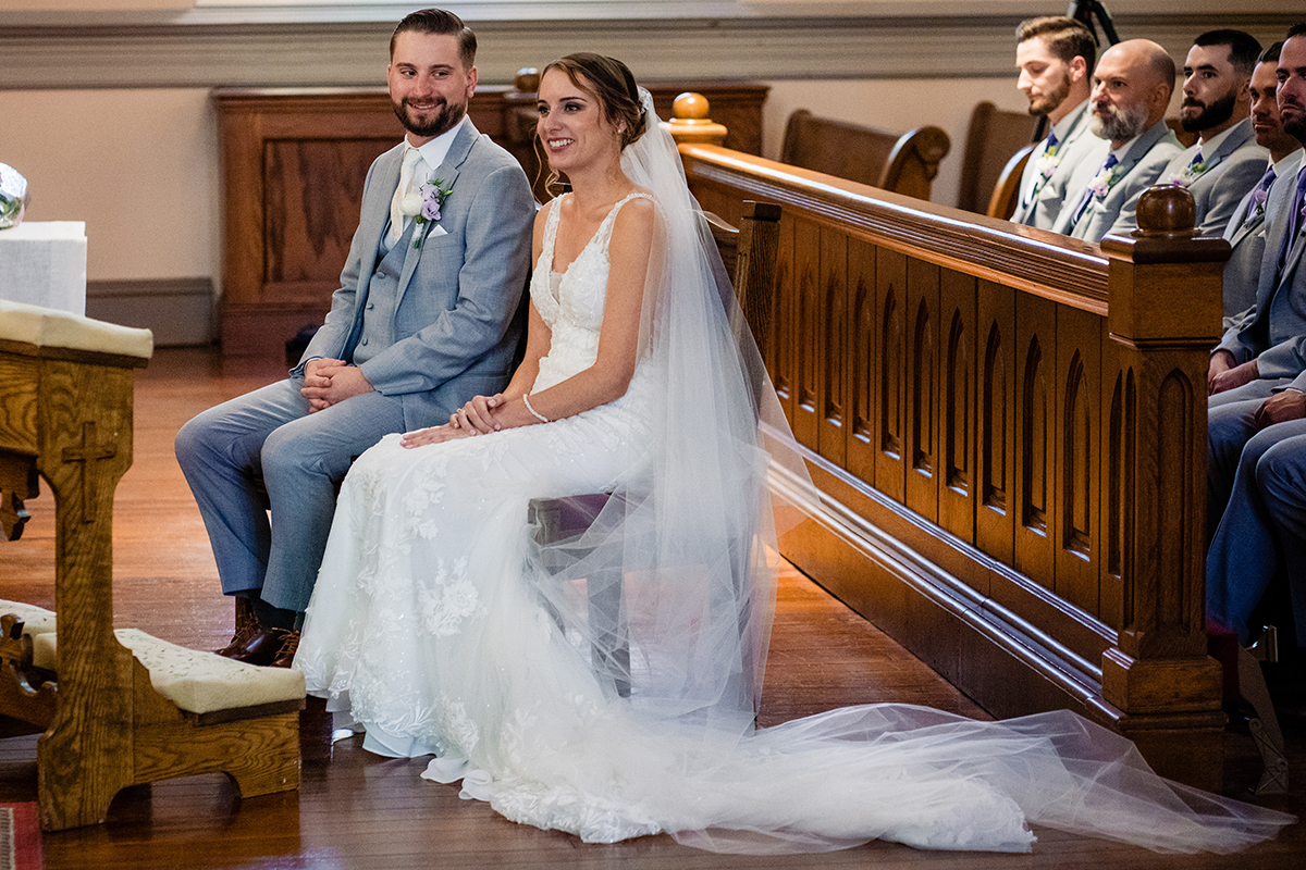 St. Josephs on Capitol Hill wedding ceremony by Potok's World Photography