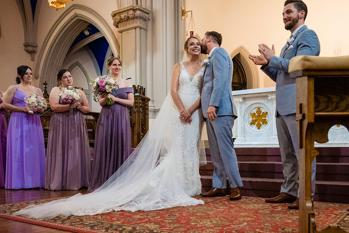 St. Josephs on Capitol Hill wedding ceremony by Potok's World Photography