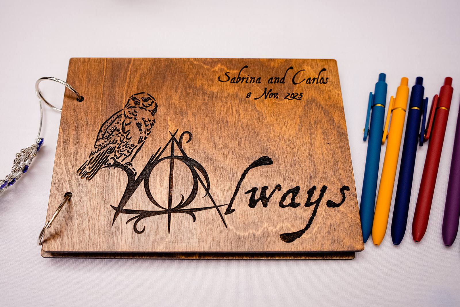 Harry Potter themed wedding decor at Fathom Gallery Georgetown DC by Potok's World Photography