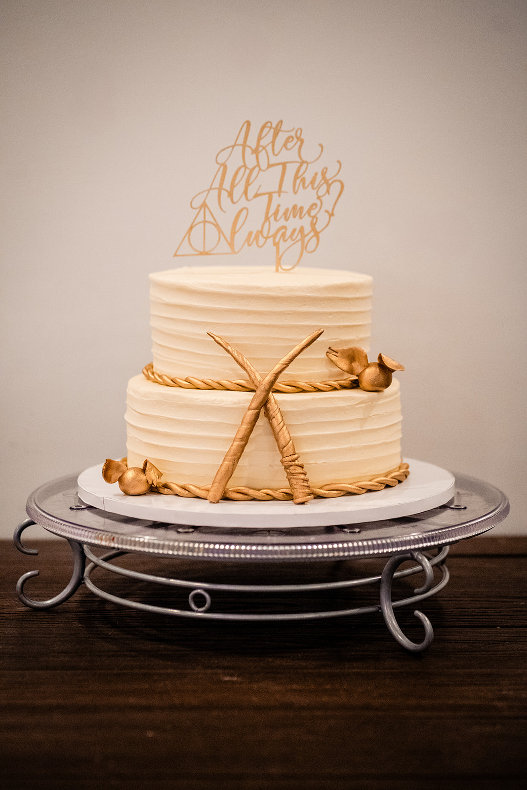 Harry Potter themed wedding decor at Fathom Gallery Georgetown DC by Potok's World Photography