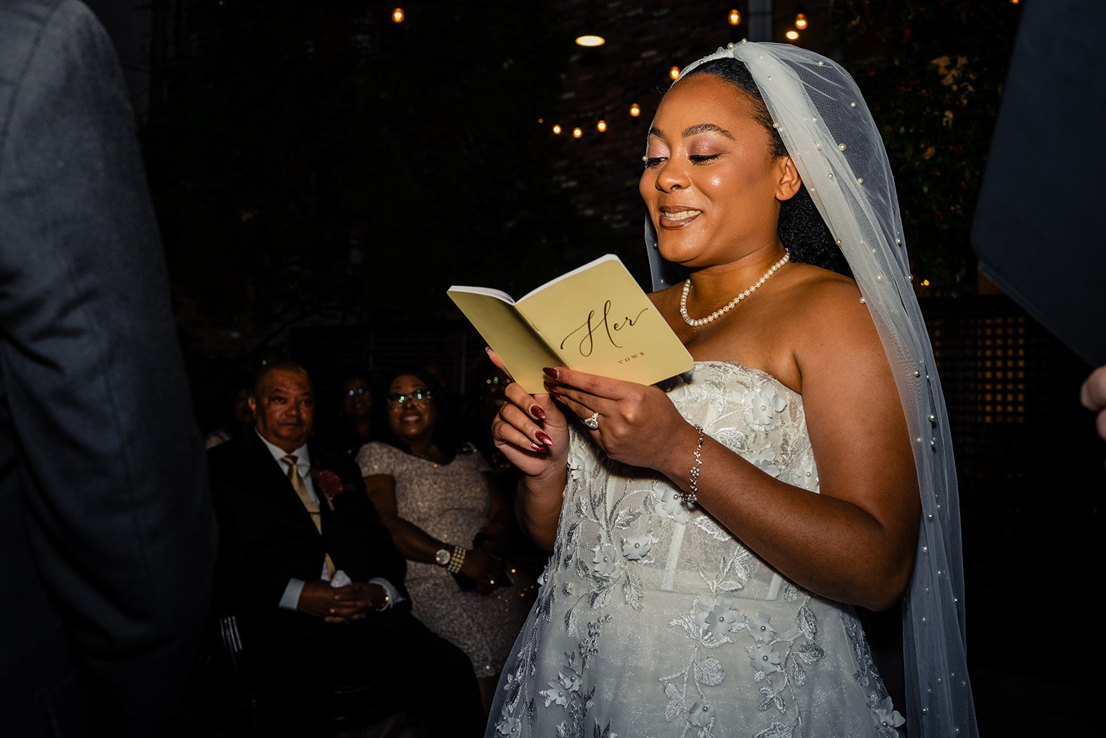 Wedding ceremony at Fathom Gallery Georgetown DC by Potok's World Photography