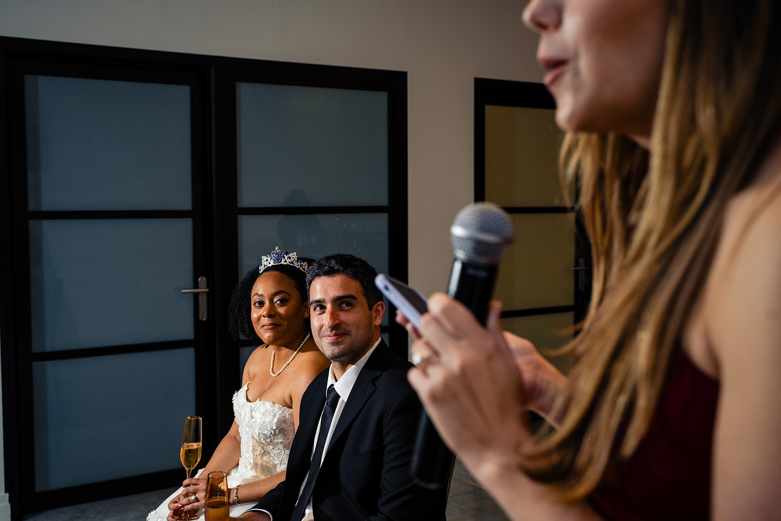 Wedding reception photos at Fathom Gallery Georgetown DC by Potok's World Photography